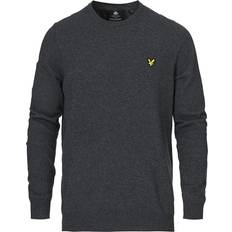 Lyle & Scott Cotton Merino Crew Jumper - Charcoal