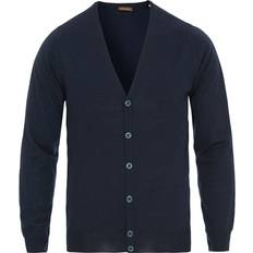 Stenströms Cardigans Stenströms Merino Wool Cardigan - Navy