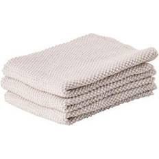 Gråa Diskdukar Zone Denmark Knitted 3-pack Diskduk Grå (27x27cm)