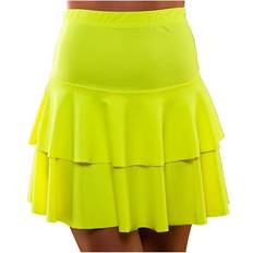 Ruffle Skirt Neon Yellow