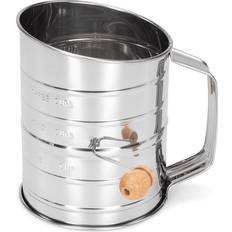 Sølv Strødåse Patisse Rotary Flour Sifter Sigte