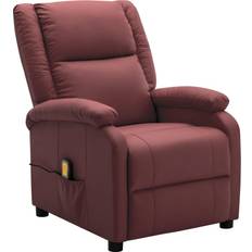 Red Armchairs vidaXL Massage Armchair 37.4"