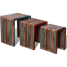 Teak Nesting Tables vidaXL - Nesting Table 35x43.9cm