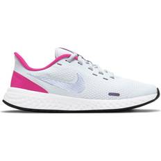 37½ Løpesko NIKE Revolution 5 GS - Football Grey/Fireberry/White/Purple Pulse