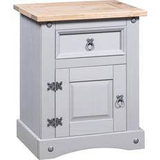 vidaXL Mexican Pine Corona Sengebord 39x53cm
