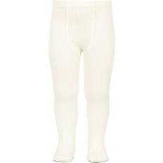 18-24M Strømpebukser Condor Basic Rib Tights - Cream (20161-303)