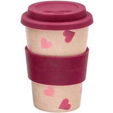 Emma Bridgewater Pink Hearts Rice Husk Travel Mug 40cl