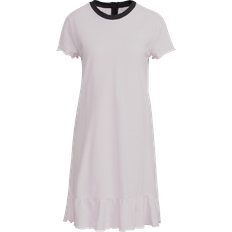 adidas Triple Trefoil Ruffle Dress - Clear Pink