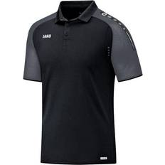 JAKO Champ Polo Shirt Unisex - Black/Anthracite