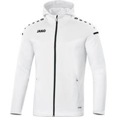 Wit Jassen JAKO Hooded Jacket Champ 2.0 - Wit