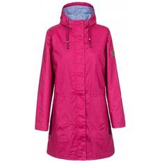 Linen - Women Jackets Trespass Sprinkled Women's Waterproof Jacket - Dark Pink Lady