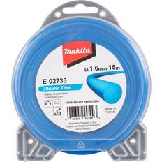 Accessoires pour outils électriques de jardin Makita Round Trimmer Line 1.6mm x 15m