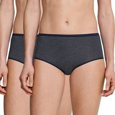 Truser Schiesser Modal Essentials Midi Panties 2-pack - Midnight Blue/White Ringed