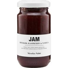 Syltetøj Pålæg & Marmelade Nicolas Vahé Jam, Rhubarb, Raspberry & Vanilla 240g