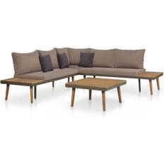 vidaXL 44240 Outdoor Lounge Set, 1 Table incl. 3 Sofas