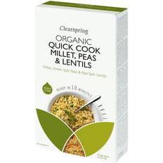 Røde linser Bønner & Linser Clearspring Quick Cook Organic Millet, Peas & Lentils 250g