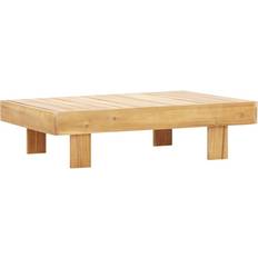 vidaXL Solid Acacia Wood Couchtisch 60x100cm