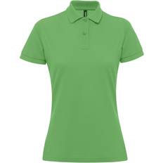 ASQUITH & FOX Women's Short Sleeve Performance Blend Polo Shirt - Kelly