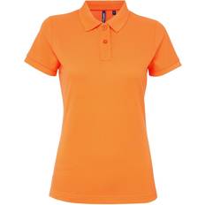 Women's Short Sleeve Performance Blend Polo Shirt - Neon Orange