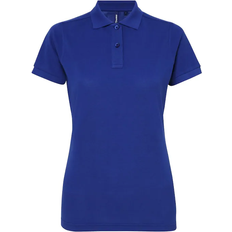 ASQUITH & FOX Women's Short Sleeve Performance Blend Polo Shirt - Royal