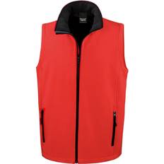 Result Printable Softshell Bodywarmer - Red/Black