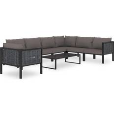 vidaXL 49402 Loungeset, 1 Bord inkl. 7 Soffor