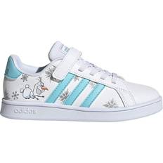 adidas Kid's Grand Court - Cloud White/Hazy Sky/Hazy Blue