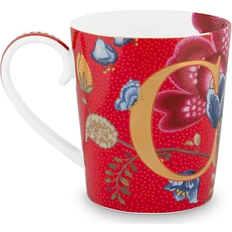 PiP Studio Køkkentilbehør PiP Studio Blushing Birds Alphabet Krus 35cl