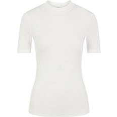 Pieces Birdie Ss T-Neck White Female