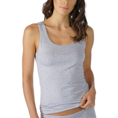 Slim Singleter Mey Cotton Pure Tank Top - Grey Melange