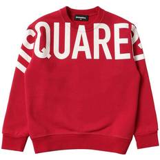 DSquared2 Kid's Block Logo Sweatshirt - Red (DQ0537D002GJDQ405)