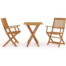vidaXL 3058253 Juego de comedor de patio, 1 Mesa incl. 2 Sillas