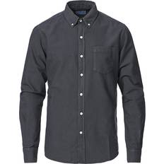 Grey - Oxford Shirt Shirts Colorful Standard Organic Button Down Shirt Unisex - Lava Grey