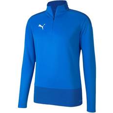 Sportswear Garment Sweatshirts Puma teamGOAL 23 Training 1/4 Zip Top Kids - Electric Blue Lemonade/Team Power Blue