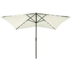 Stahl Sonnenschirme vidaXL Parasol with LED 300cm