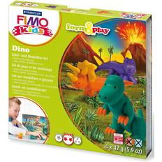 Rot Lehm Staedtler Fimo Kids Dino Oven Bake Modelling Clay 4x42g