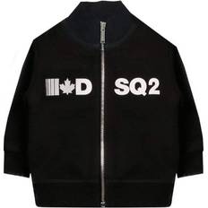 Bomuld Fleecejakker Børnetøj DSquared2 D2Kids Track Jacket - Black