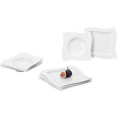 Quadratisch Teller-Sets Villeroy & Boch NewWave Teller-Set 8Stk.