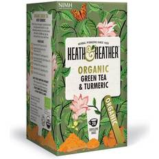 Heath & Heather Organic Green Tea & Turmeric 20stk