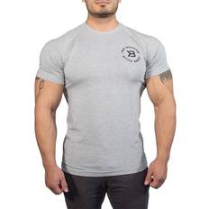 Better Bodies Gym Tapered T-shirt Men - Light Grey Melange