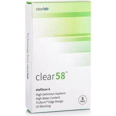 Clear 58 6-pack