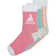 Adidas Junior Ankle Socks 3-pairs - Mint Ton/Ambient Blush/Rose Tone/White (H16376)