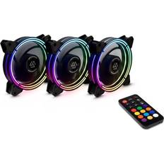 Inter-Tech Alseye Halo 3.0 Plus Fan Set RGB 120mm