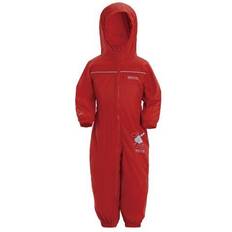 Réflecteurs Combinations de Pluie Regatta Kid's Puddle IV Waterproof Puddle Suit - Pepper (RKW156_9Y6)