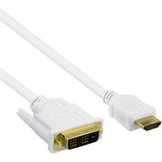 Dvi to hdmi Deltaco HDMI-DVI 5m