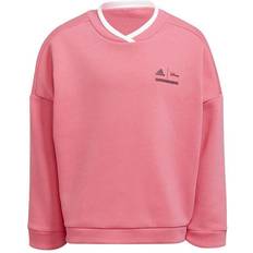 Princesses Disney Vêtements pour enfants adidas Disney Comfy Princesses Crew sweatshirt - Joy Pink/Black (GT9490)