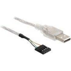 DeLock USB A-5 Pin M-F 0.7m