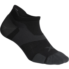 2xu strumpor kompression 2XU Vectr Cushion No Show Socks Unisex - Black/Titanium