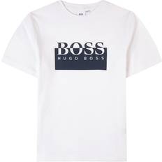 Lastenvaatteet HUGO BOSS Logo Detail T-shirt - White