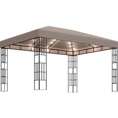 Polyester Pavillons vidaXL Gazebo with String Lights 4x3 m